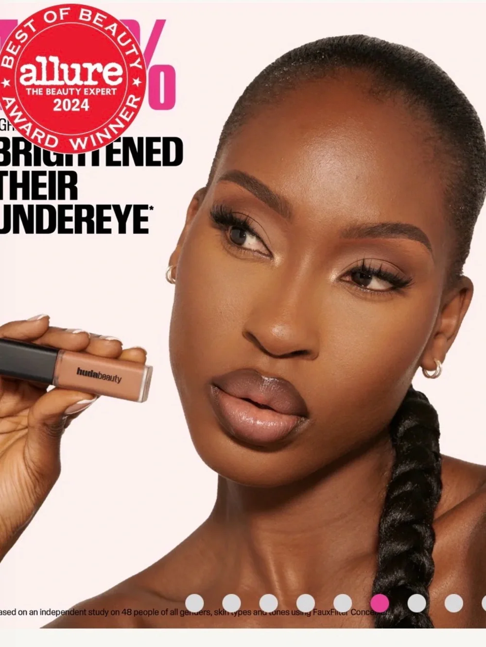 Huda Beauty Luminous Matte Concealer in Shade “Honey 1.7B”